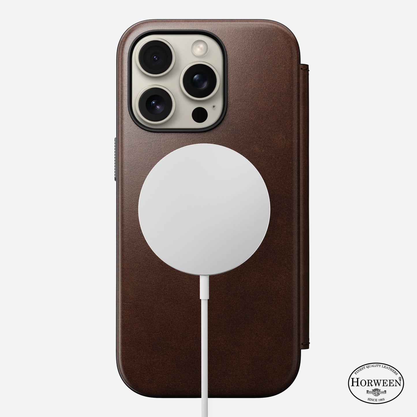 iPhone 16 Pro Max - Modern Leather Folio Nomad Case - ihubs