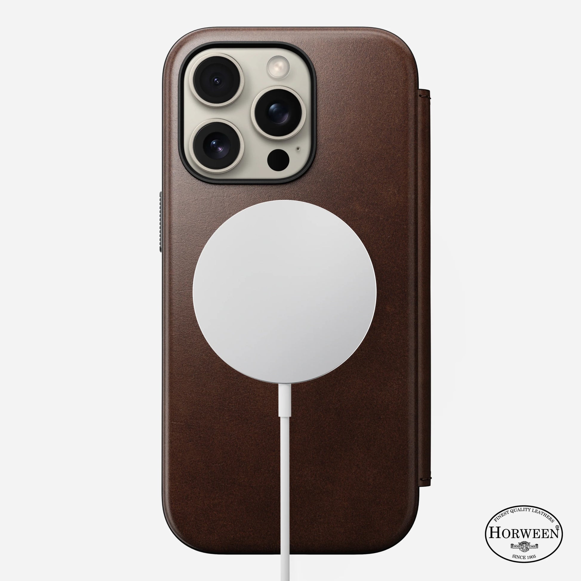 iPhone 16 Pro Max - Modern Leather Folio Nomad Case - ihubs