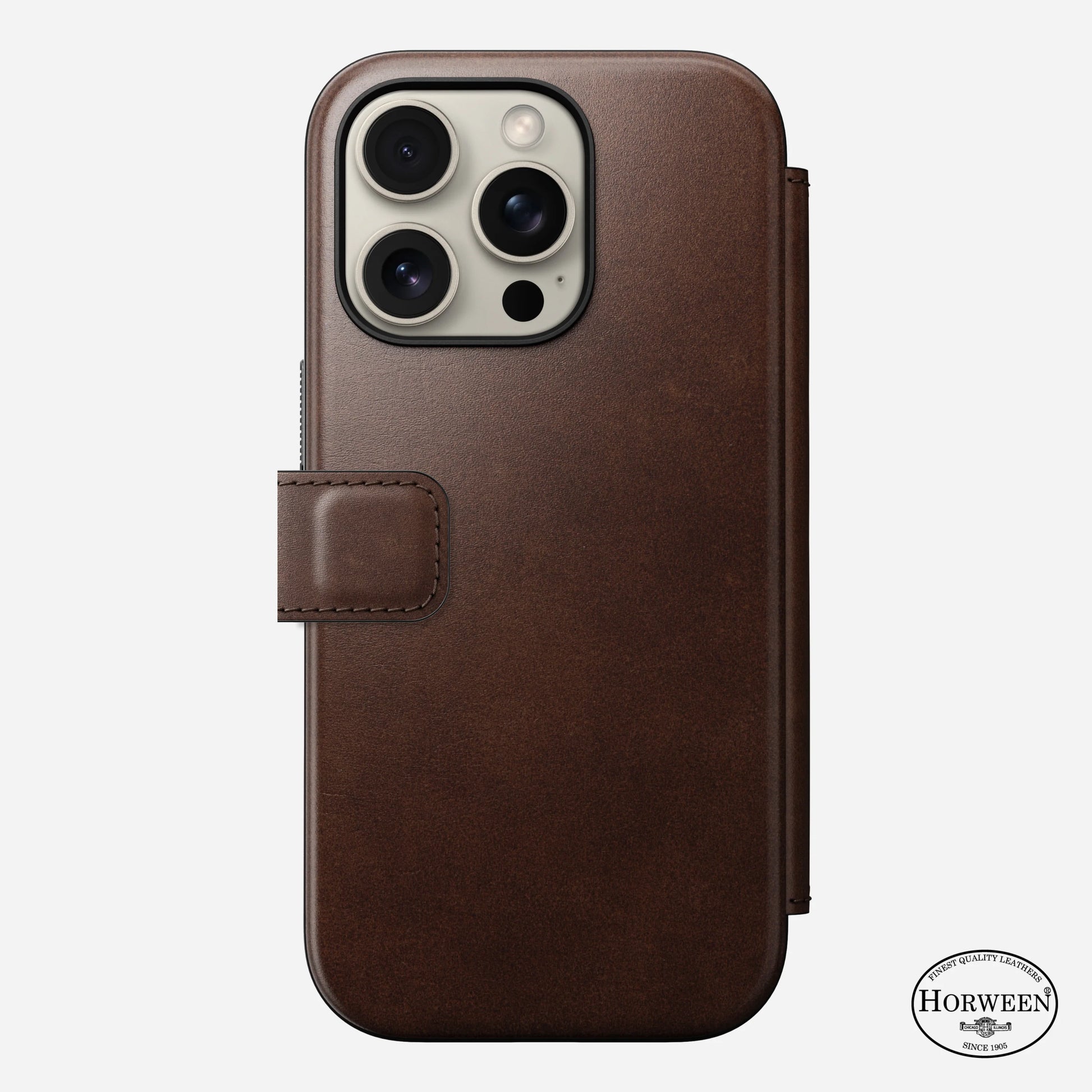 iPhone 13 Pro Max - Modern Leather Folio Nomad Case - ihubs