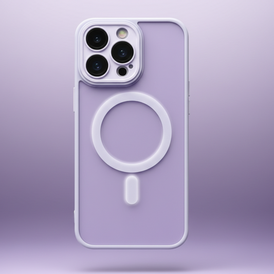 Translucent Magnetic Cover case - iPhone 15 Pro Max - ihubs