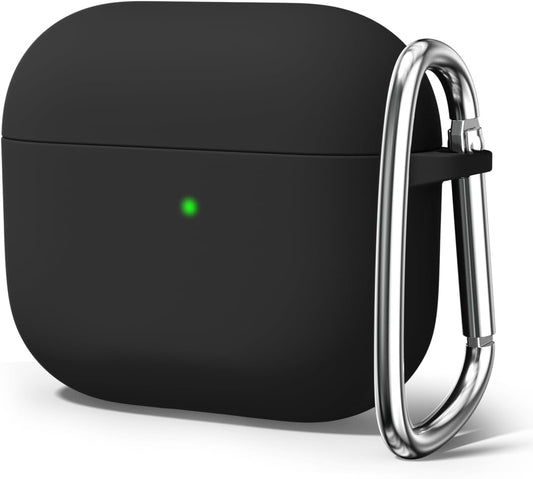 Airpods 4 Soft Silicone Case - Black - ihubs