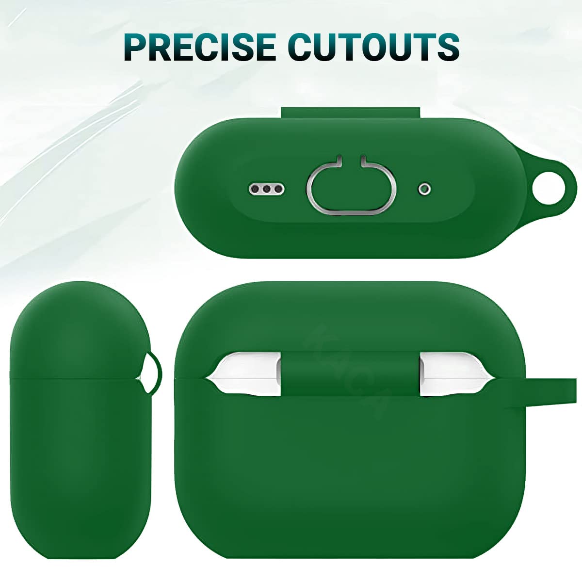 Airpods Pro 2 Soft Silicon Case - Green - ihubs