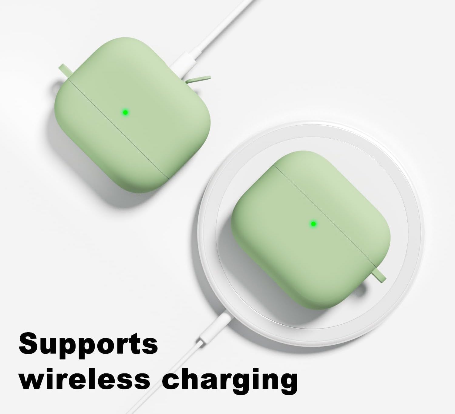 Airpods 4 Soft Silicone Case - Mint - ihubs