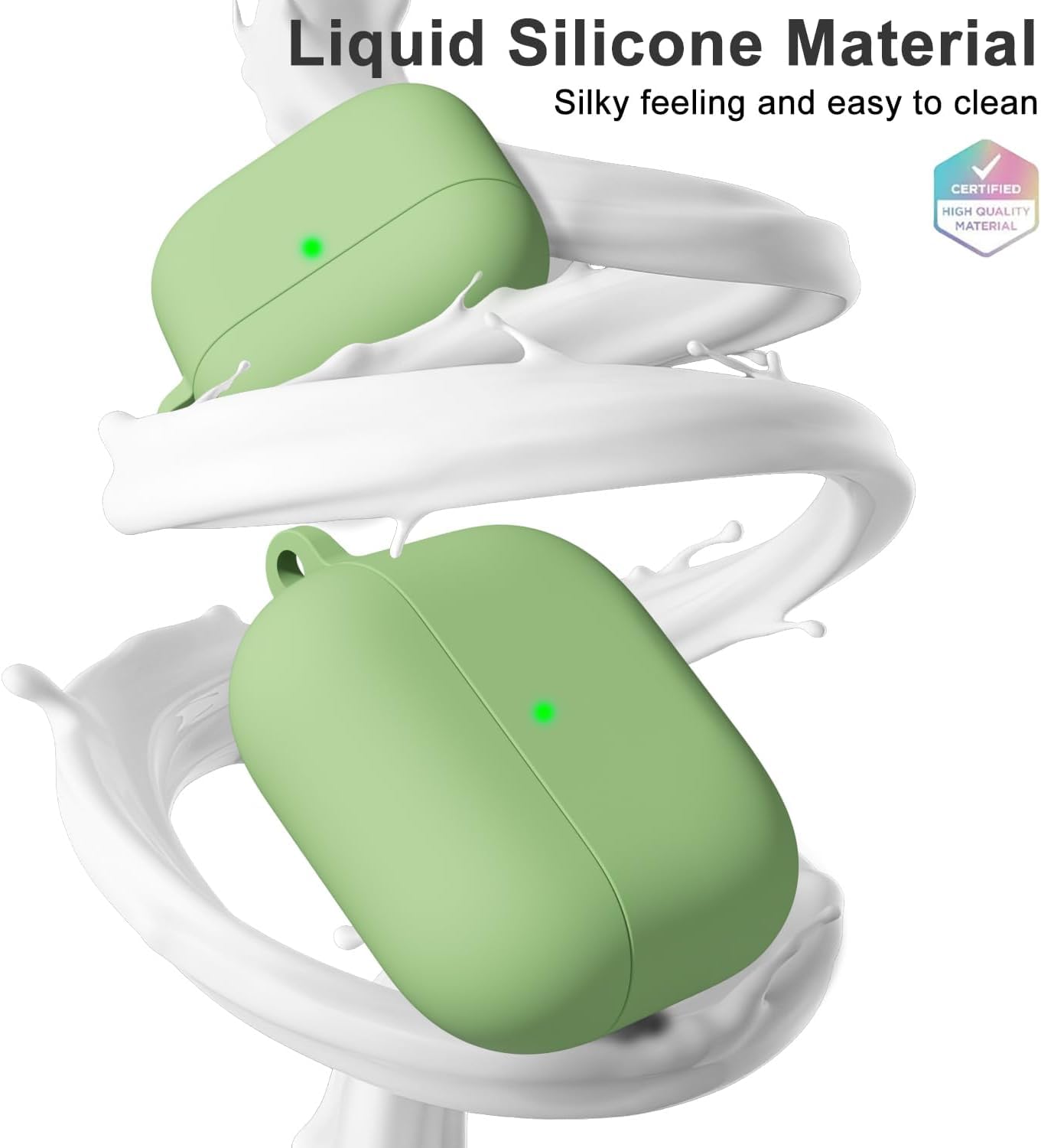 Airpods 4 Soft Silicone Case - Mint - ihubs