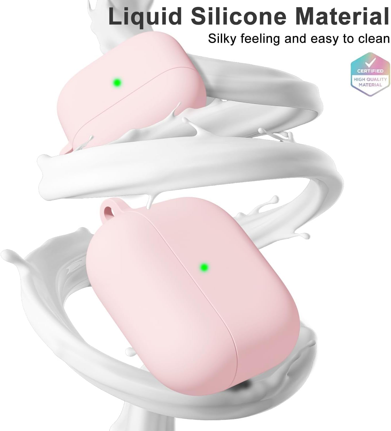 Airpods 4 Soft Silicone Case - Pink - ihubs