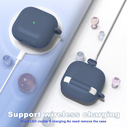Airpods 4 Soft Silicone Case - Dark Blue - ihubs