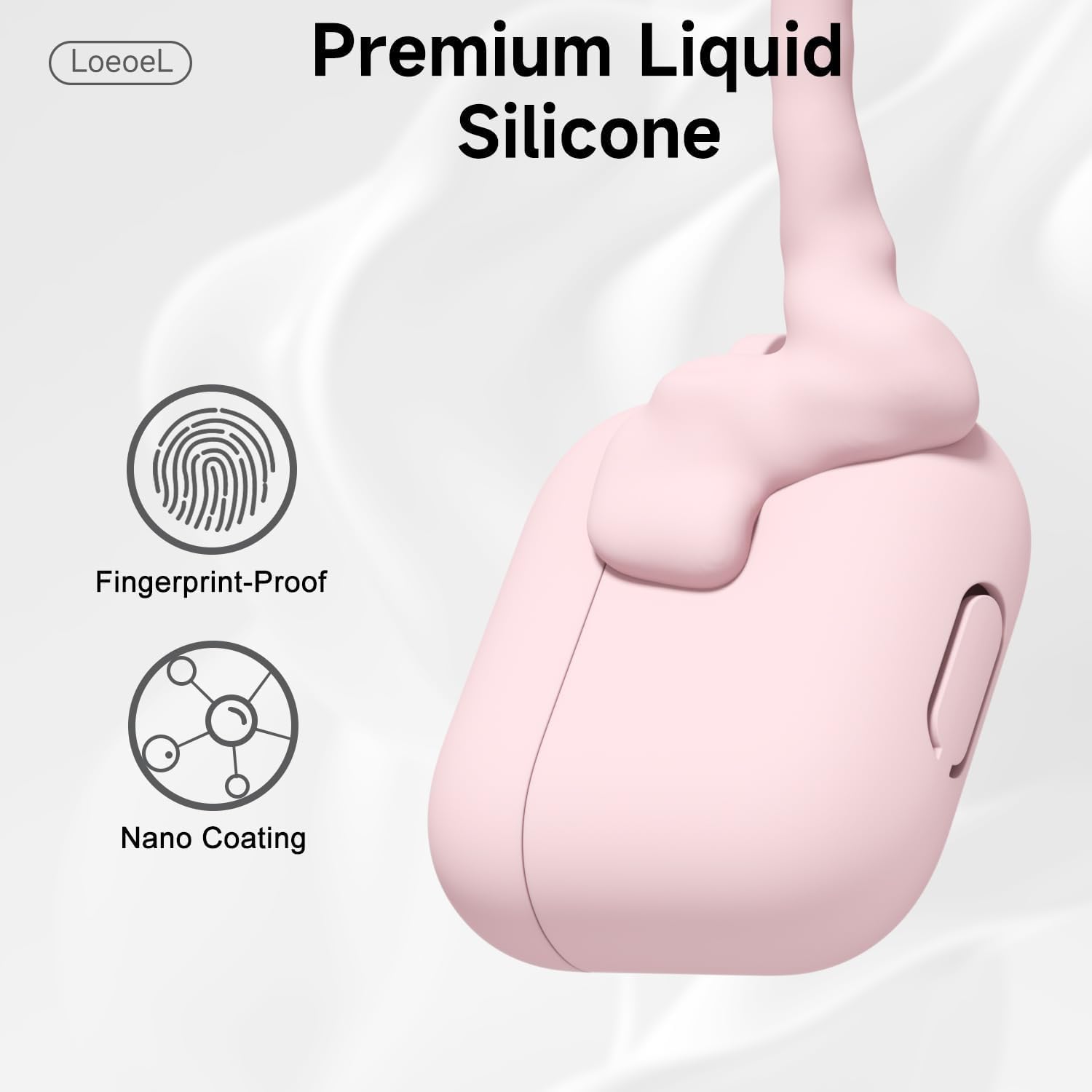 Airpods 4 Soft Silicone Case - Pink - ihubs