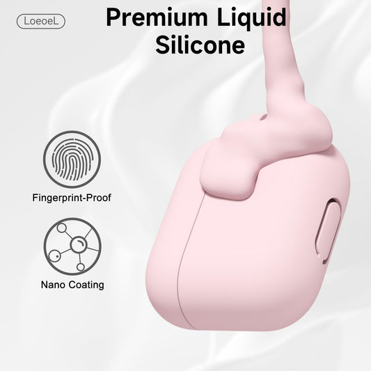 Airpods 4 Soft Silicone Case - Pink - ihubs