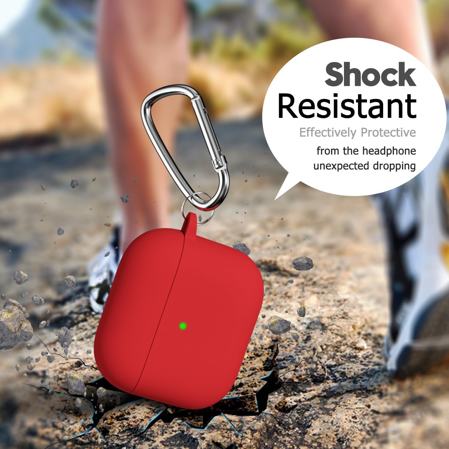 Airpods 4 Soft Silicone Case - Red - ihubs