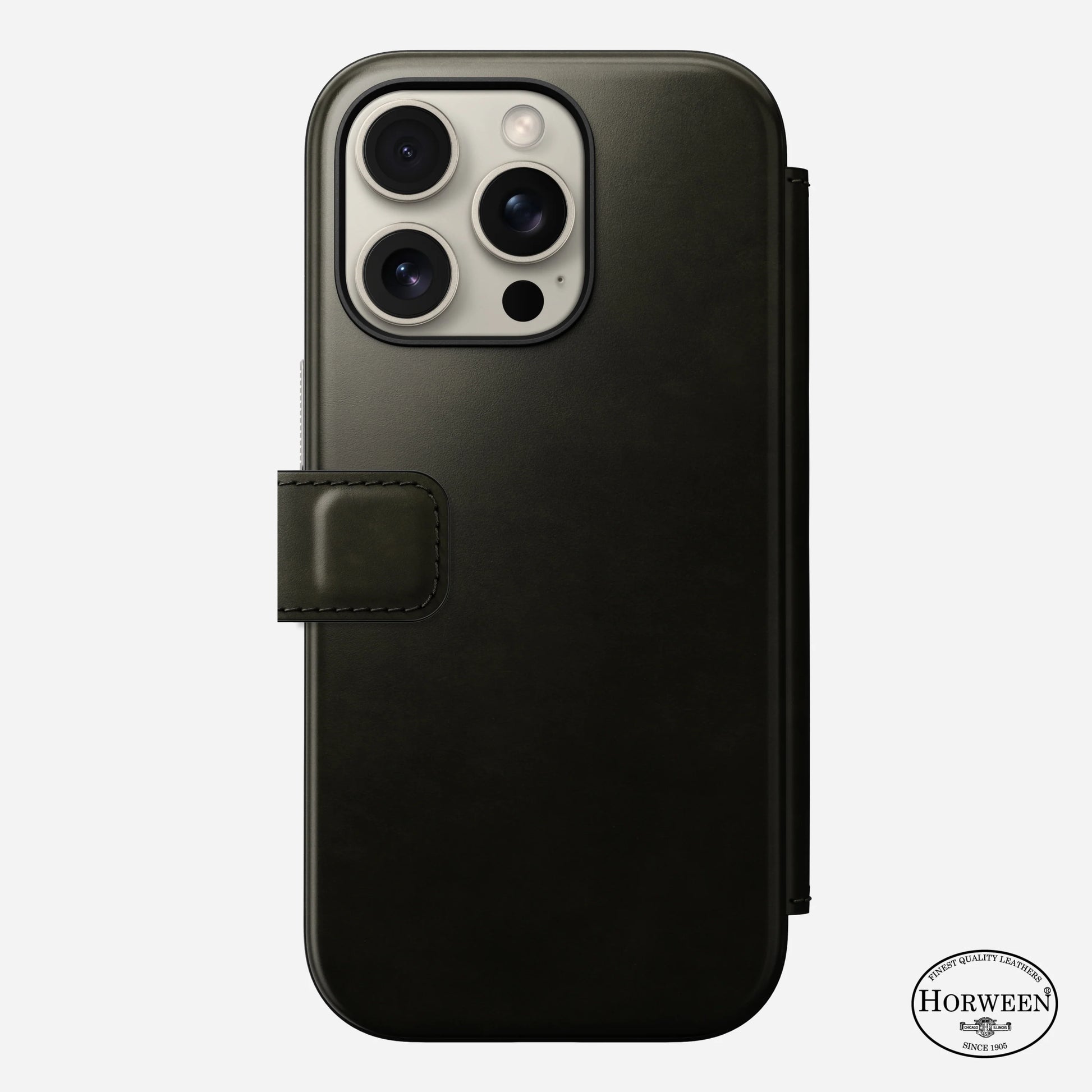 iPhone 13 Pro - Modern Leather Folio Nomad Case - ihubs