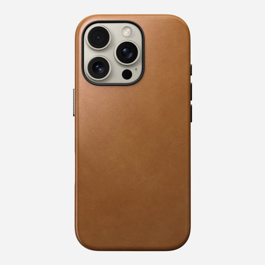 iPhone 16 Pro Max - Traditional Horween Leather Nomad Case - ihubs