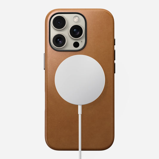 iPhone 16 Pro Max - Traditional Horween Leather Nomad Case - ihubs