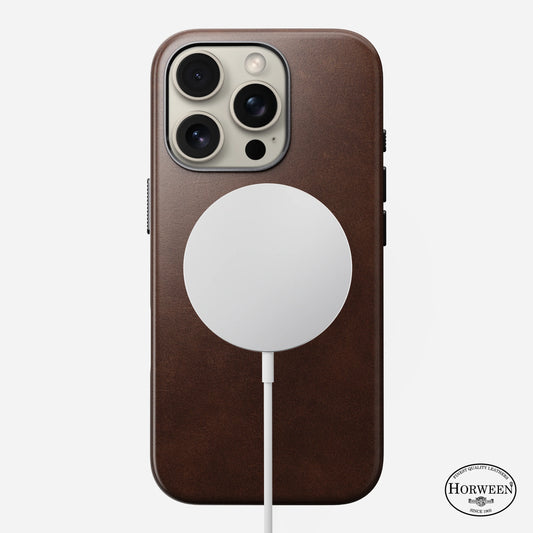iPhone 16 Pro - Traditional Horween Leather Nomad Case - ihubs