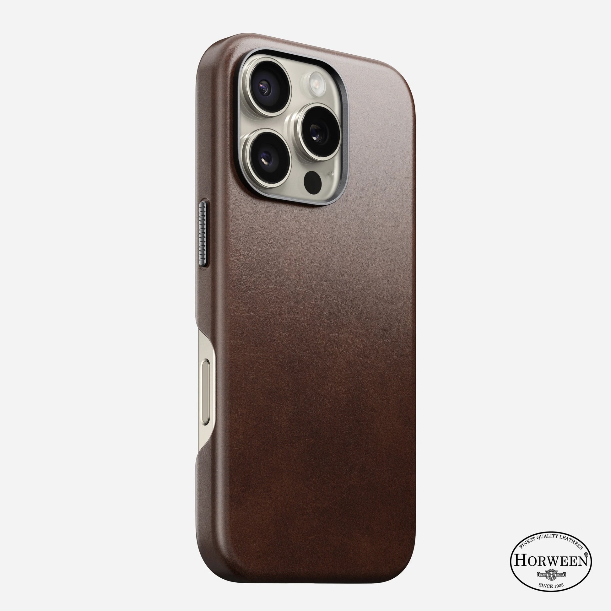 iPhone 16 Pro - Traditional Horween Leather Nomad Case - ihubs