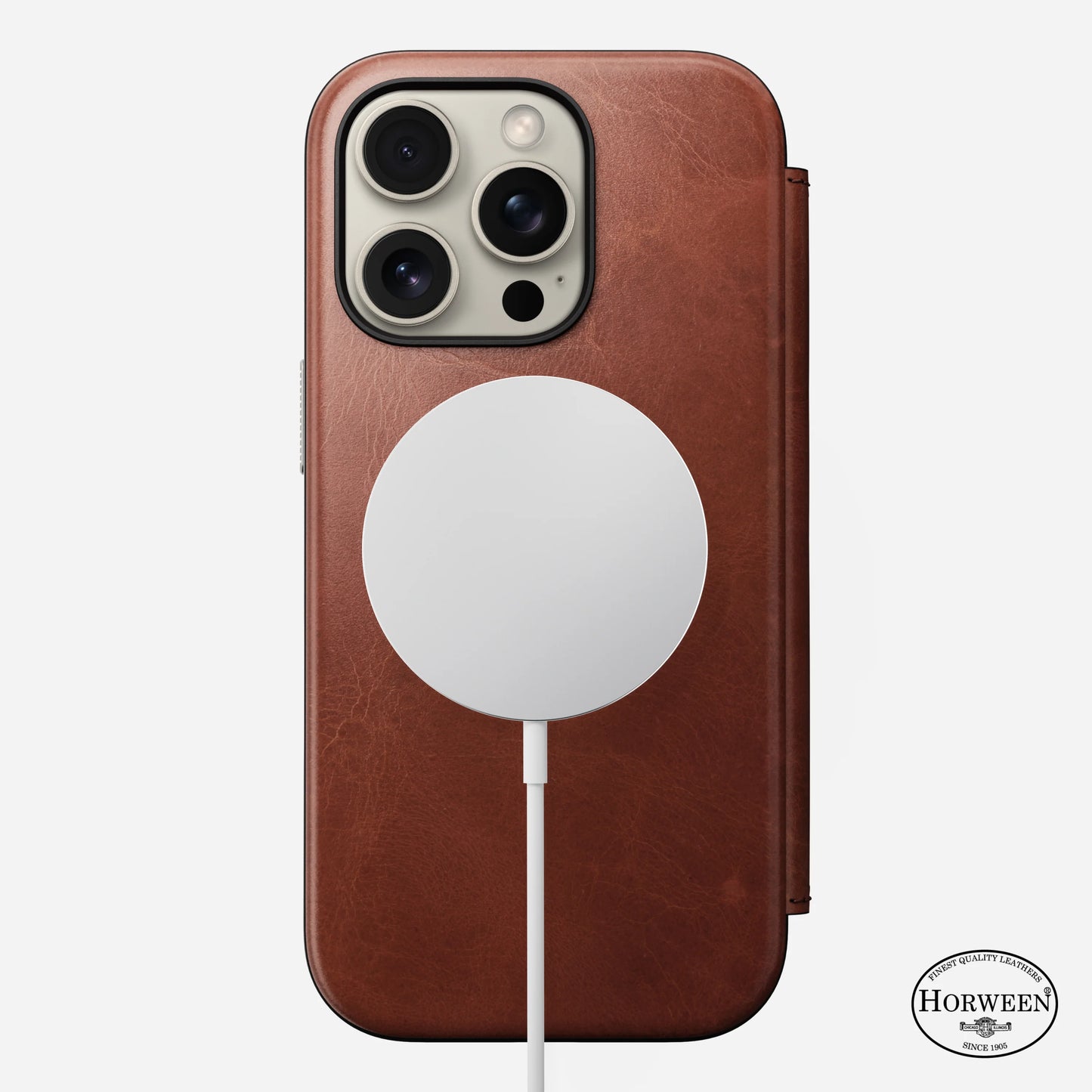 iPhone 16 Pro - Modern Leather Folio Nomad Case - ihubs