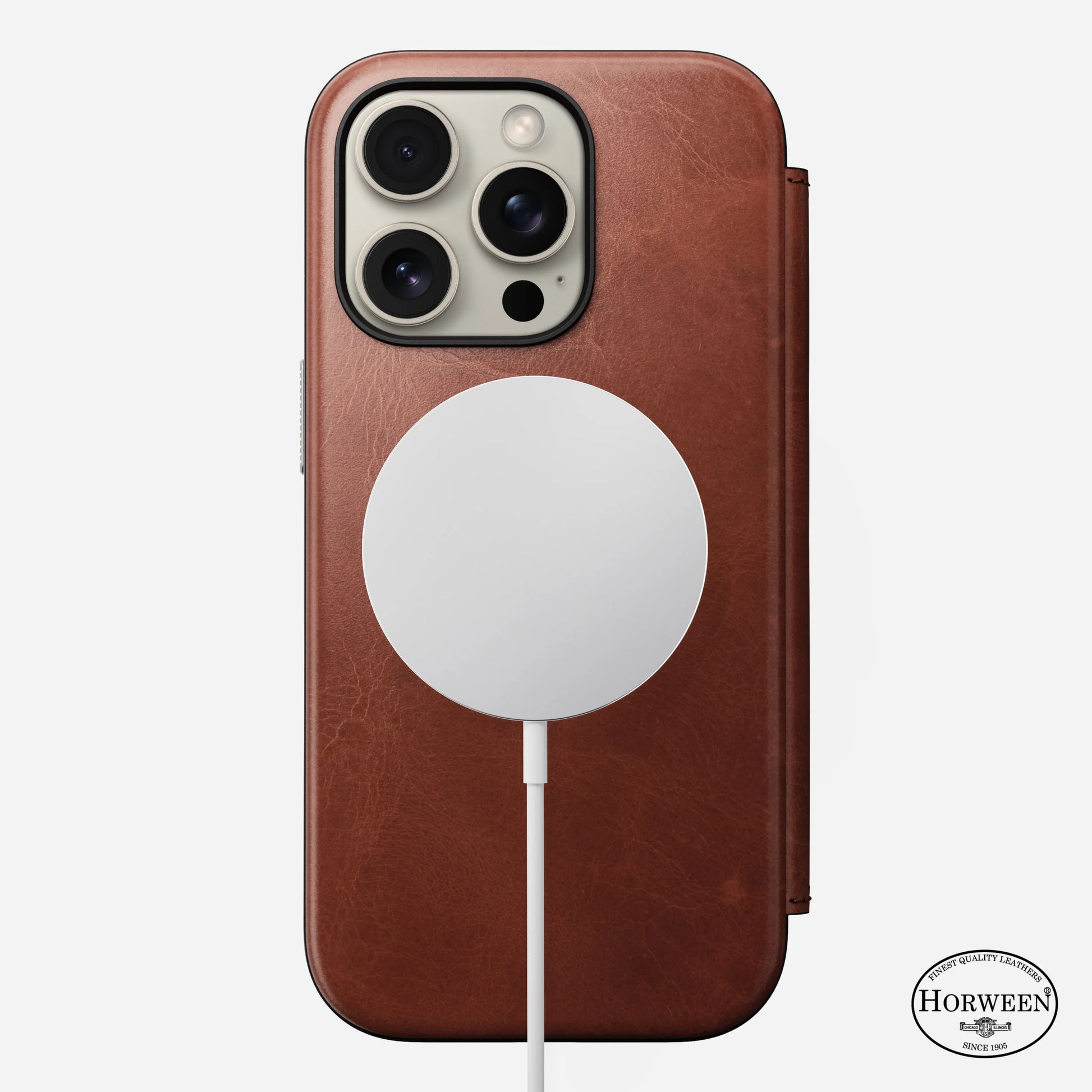 iPhone 16 Pro - Modern Leather Folio Nomad Case - ihubs