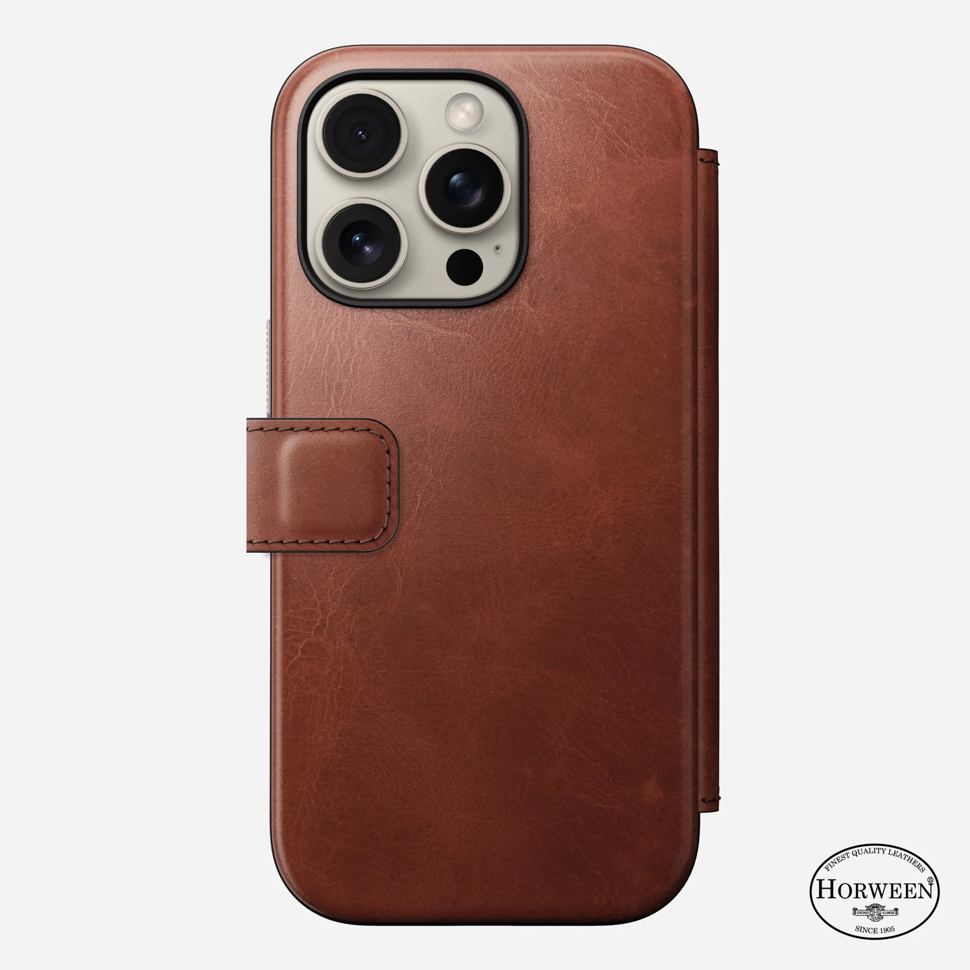 iPhone 16 Pro - Modern Leather Folio Nomad Case - ihubs