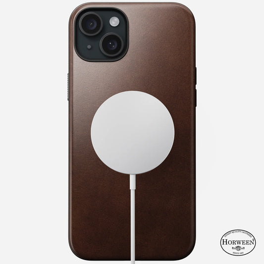 iPhone 15 - Modern Horween Leather Nomad Case - ihubs