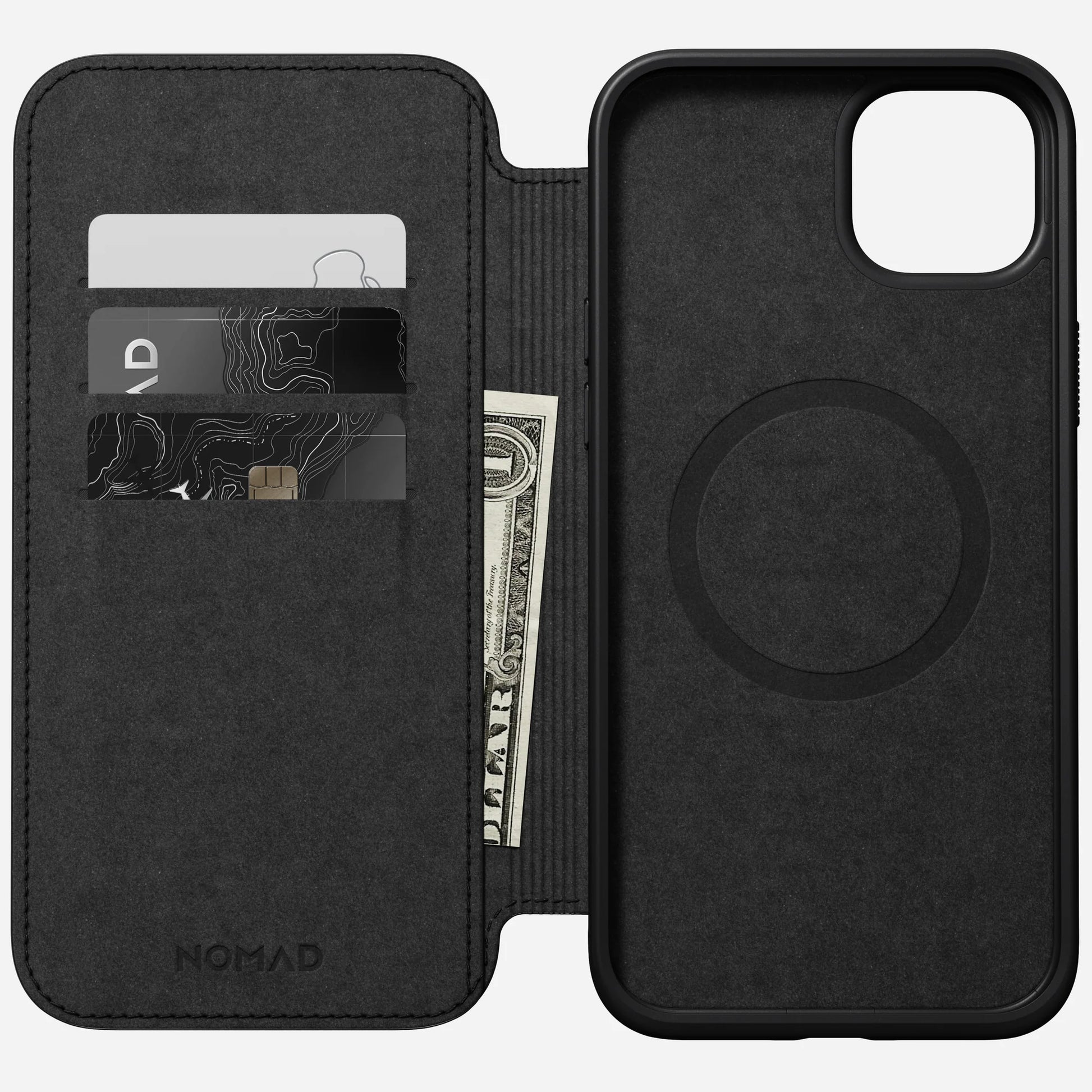 iPhone 13 - Modern Leather Folio Nomad Case - ihubs