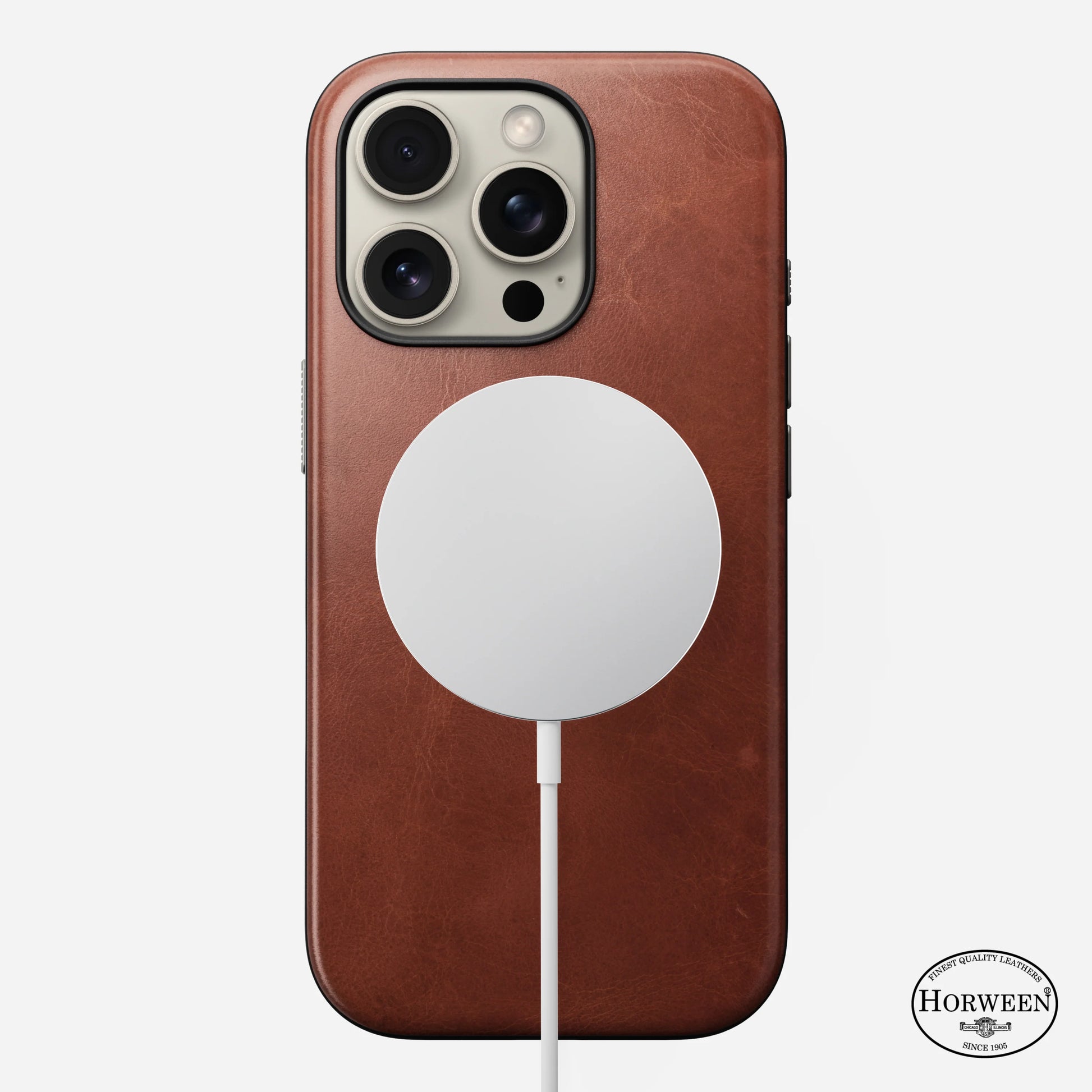 iPhone 16 Pro - Modern Horween Leather Nomad Case - ihubs