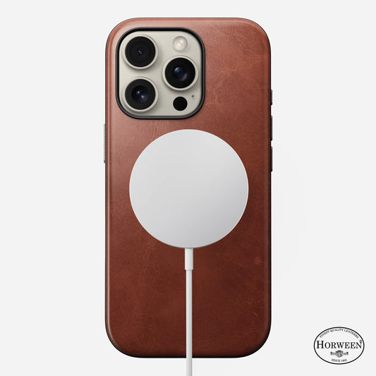 iPhone 16 Pro - Modern Horween Leather Nomad Case - ihubs