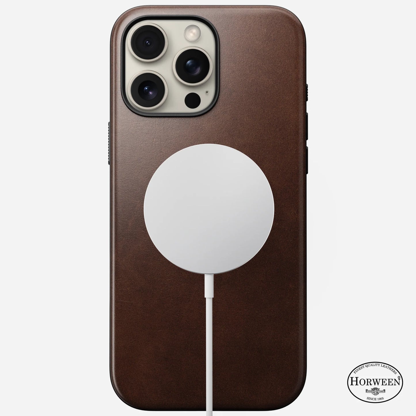 iPhone 15 Pro - Modern Leather Nomad Case - ihubs