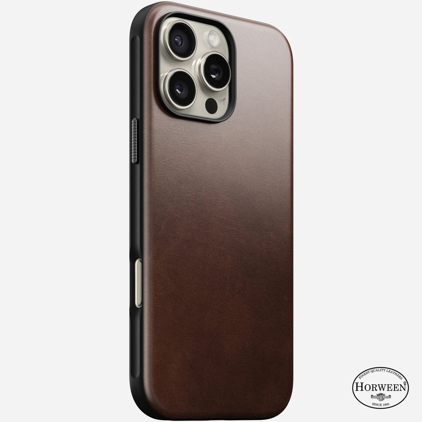 iPhone 15 Pro - Modern Leather Nomad Case - ihubs