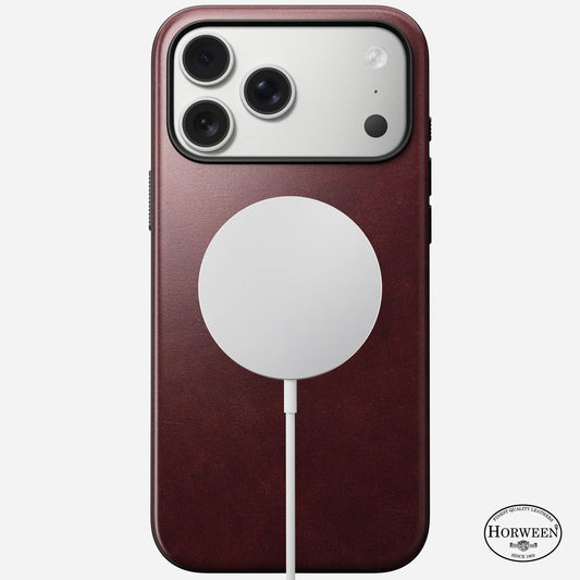 iPhone 17 Pro - Modern Horween Leather Nomad Case - ihubs