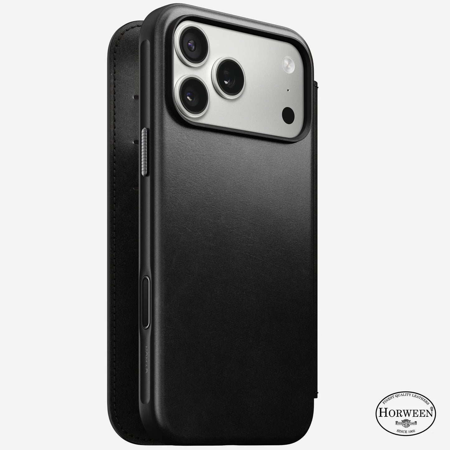 iPhone 17 Pro Max - Modern Leather Folio Nomad Case - ihubs