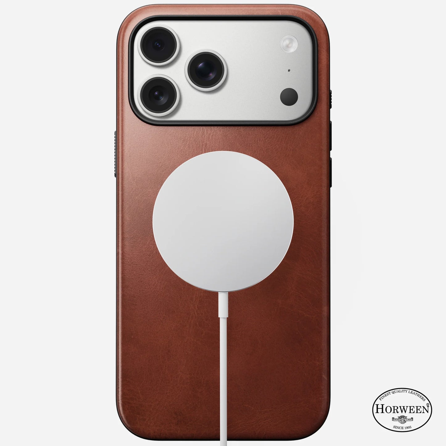 iPhone 17 Pro - Modern Horween Leather Nomad Case - ihubs