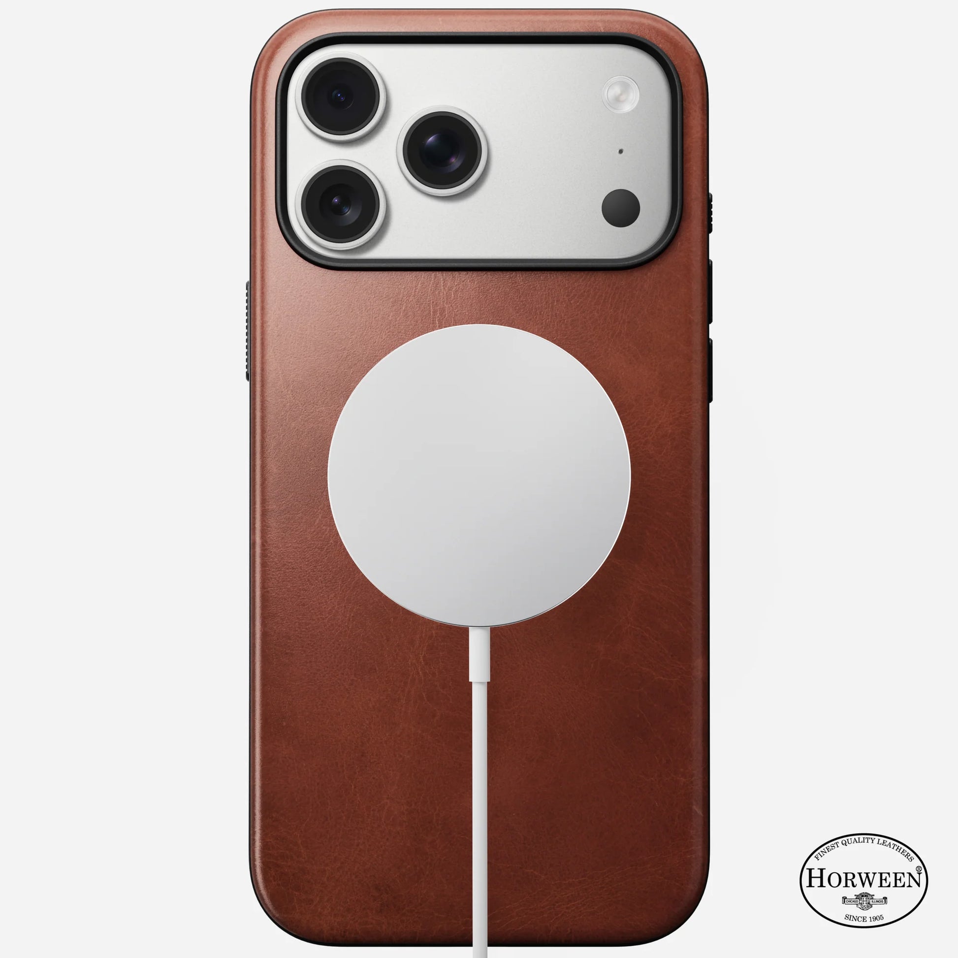 iPhone 17 Pro - Modern Horween Leather Nomad Case - ihubs
