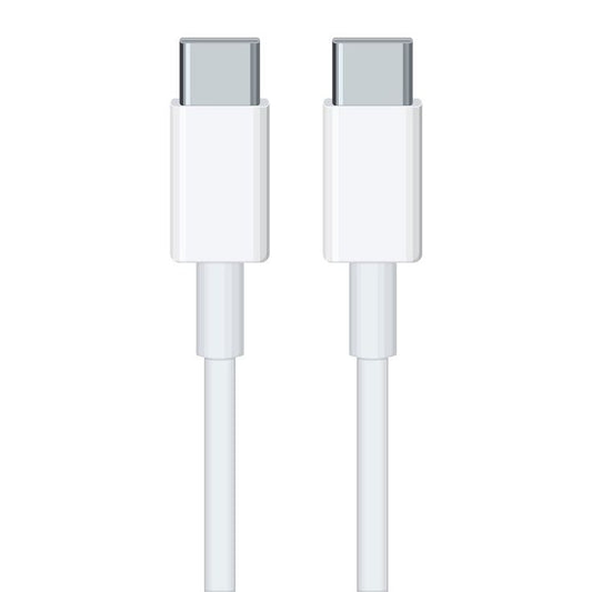 white USB-C to USB-C cable