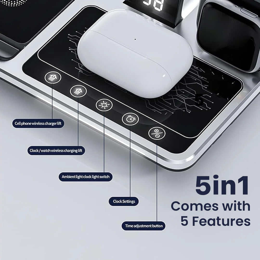 Smart Wireless 4-in-1 Charging Station - ihubs