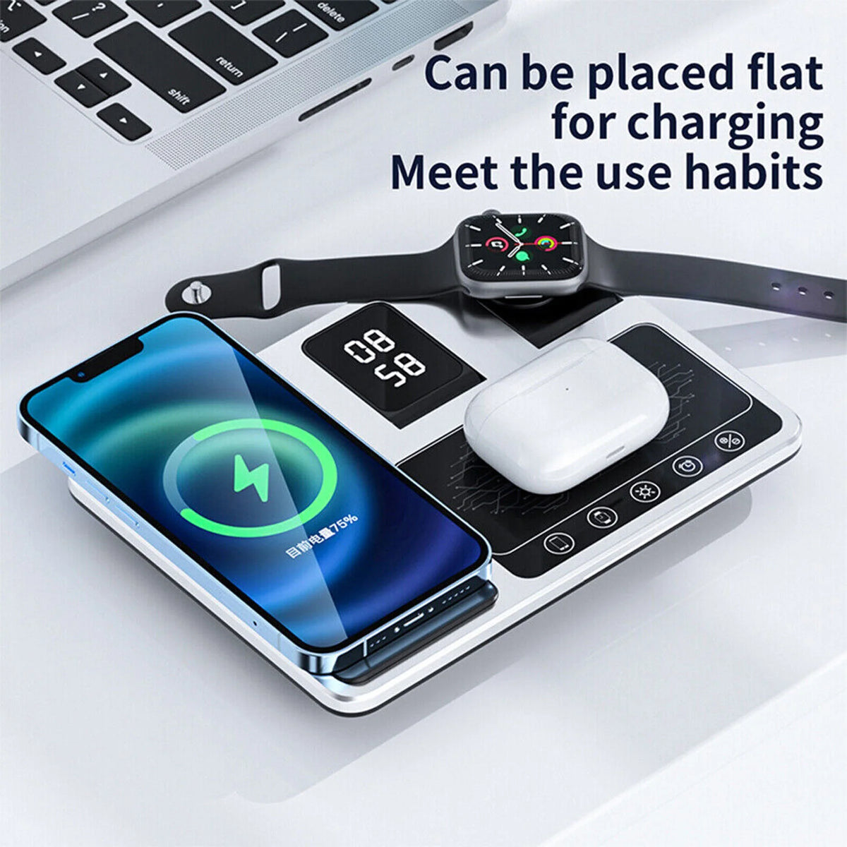 Smart Wireless 4-in-1 Charging Station - ihubs