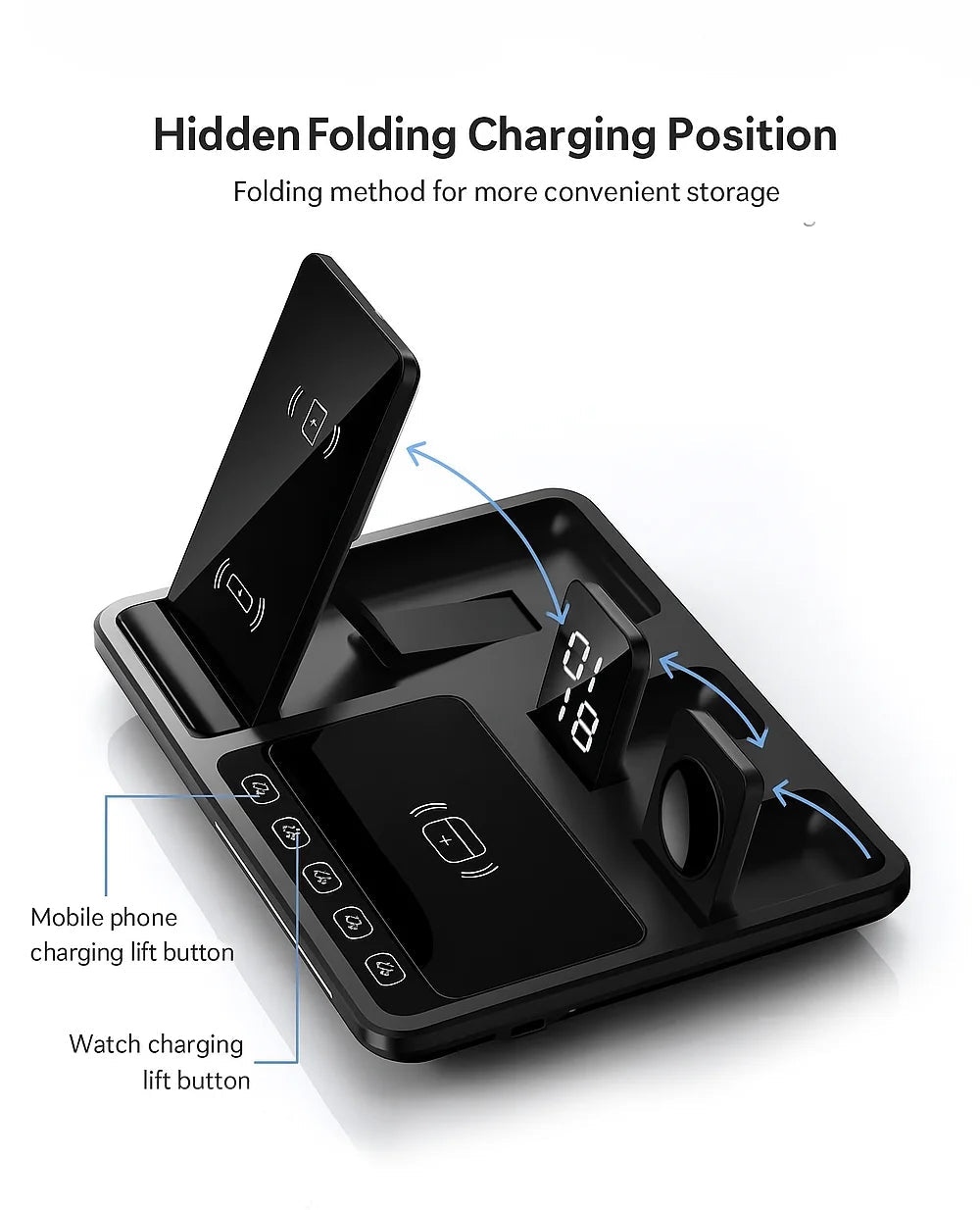 Smart Wireless 4-in-1 Charging Station - ihubs
