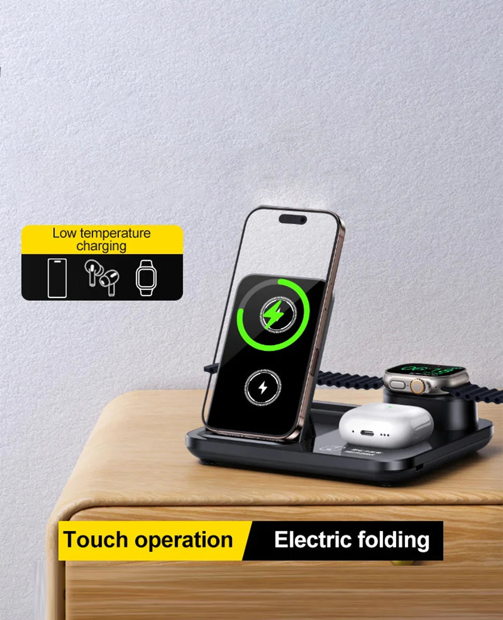Wireless 3-in-1 30Watt Charging Station Hub - ihubs