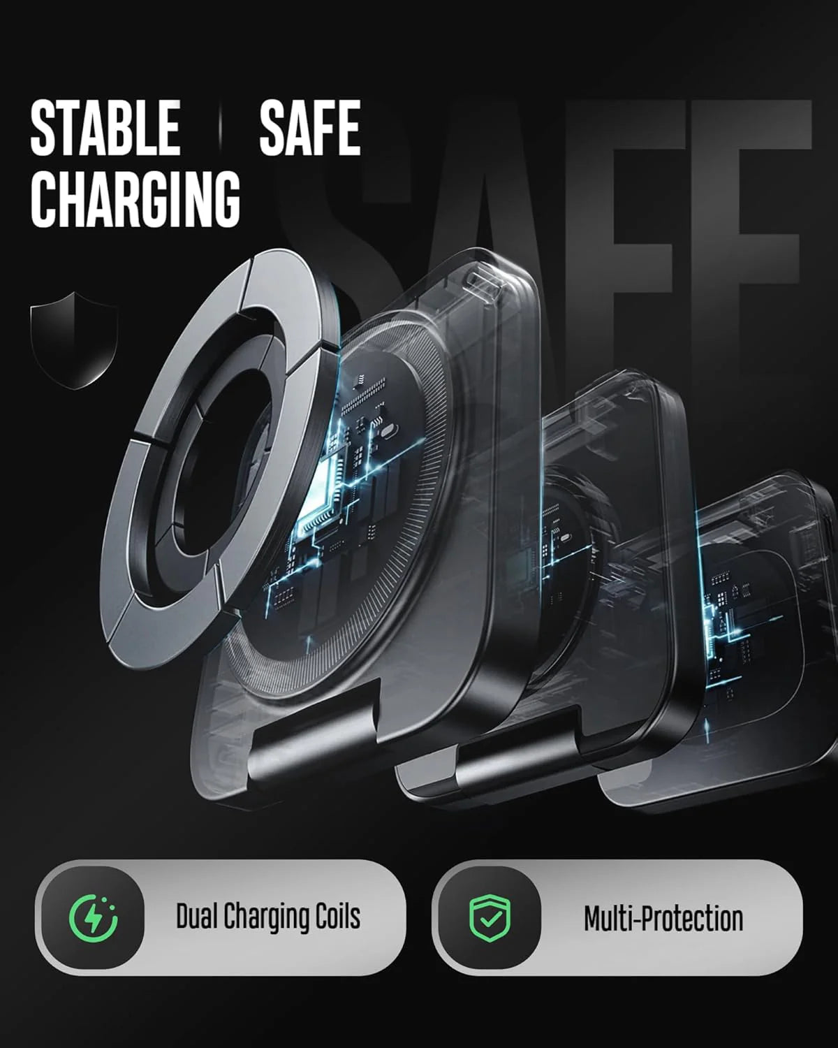 Wireless 3-in-1 Fast Charging Station - ihubs
