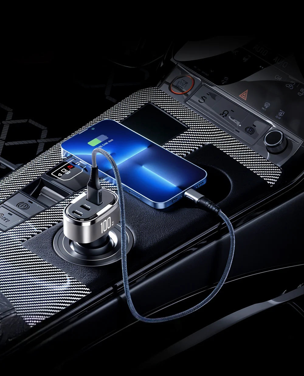 Apple 100Watt Car Charger - ihubs
