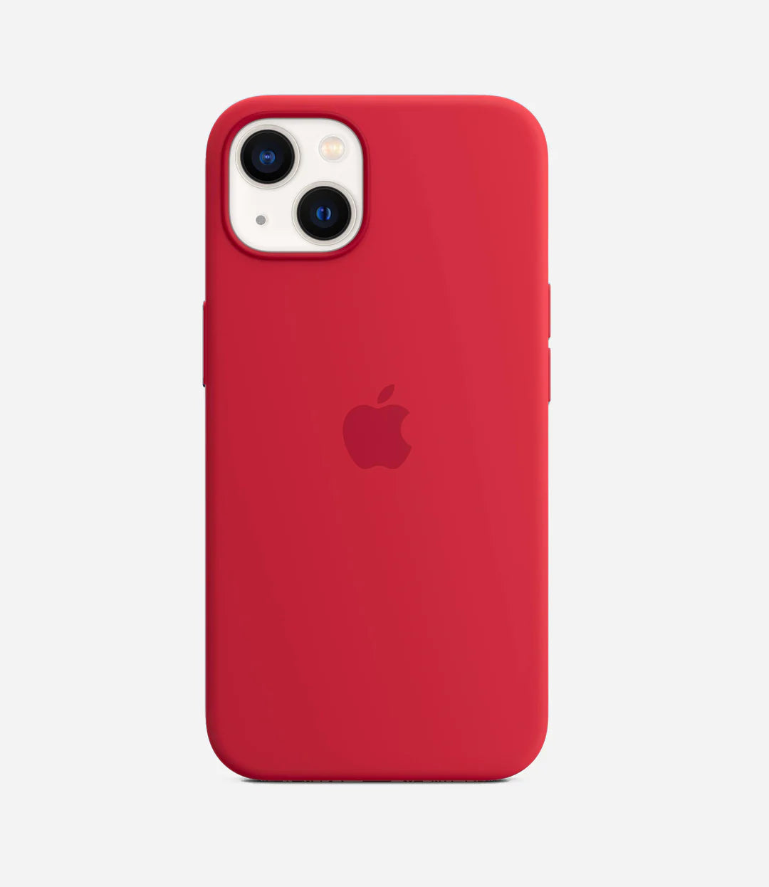 Solid Red Soft Silicone iPhone 15 Case - ihubs