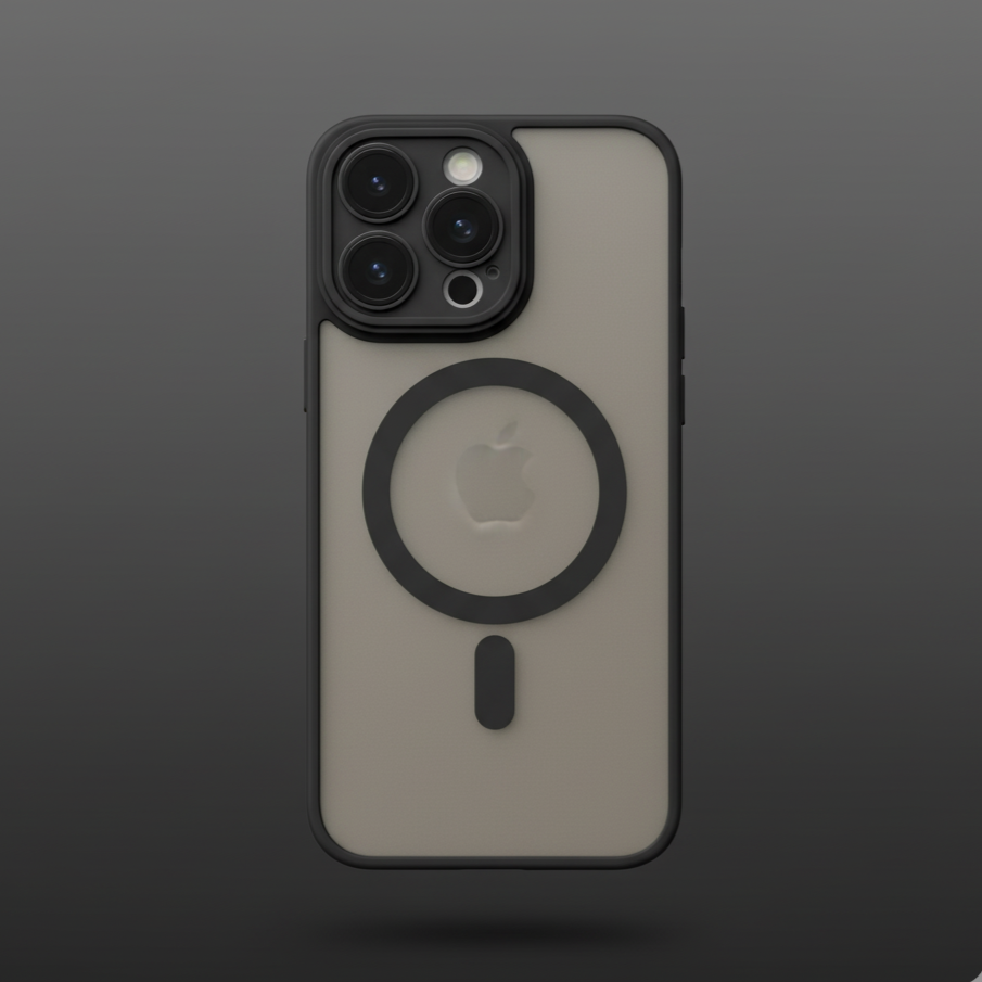 Translucent Magnetic Cover case - iPhone 12 Pro - ihubs