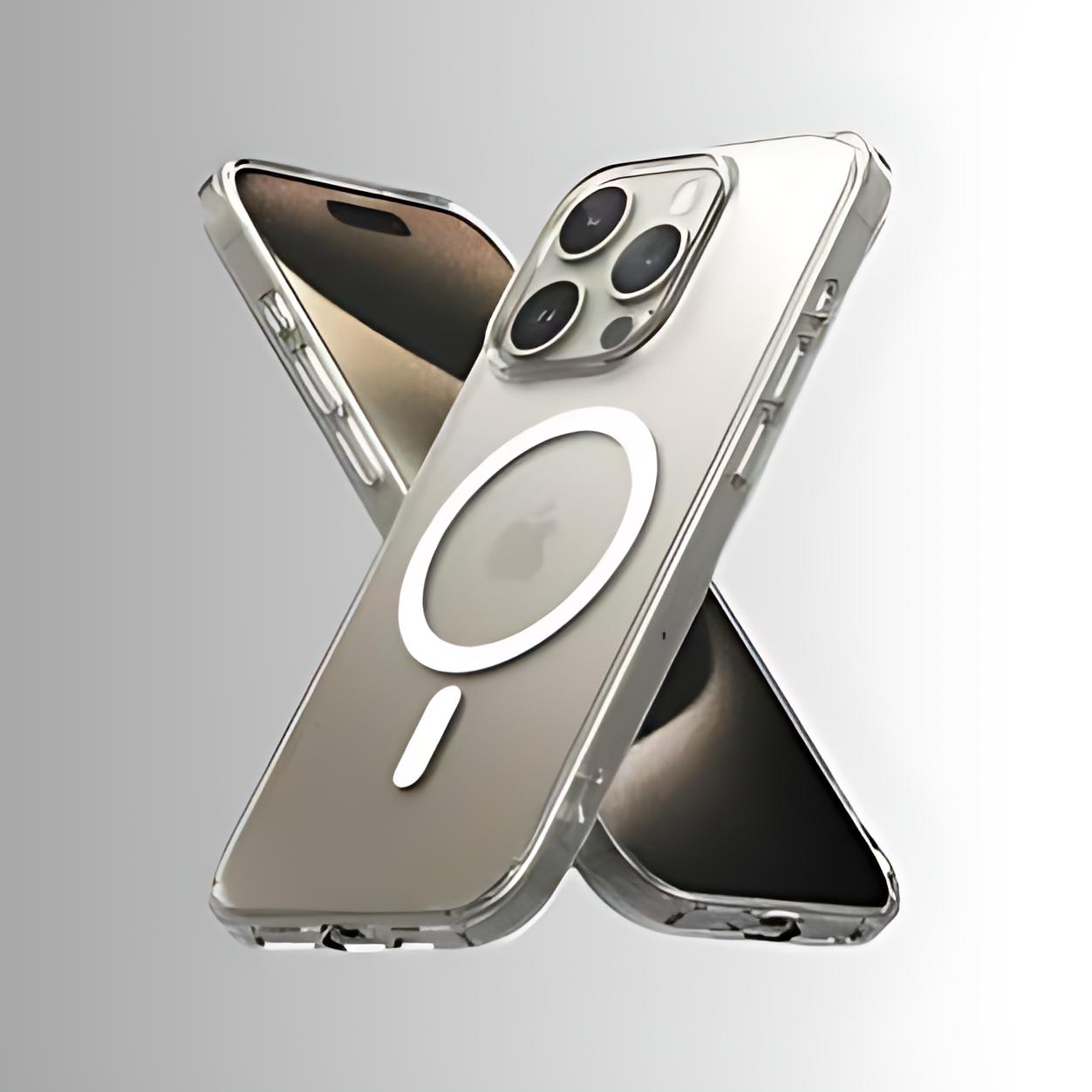 iPhone 15 Pro Max - Transparent Magsafe Case - ihubs