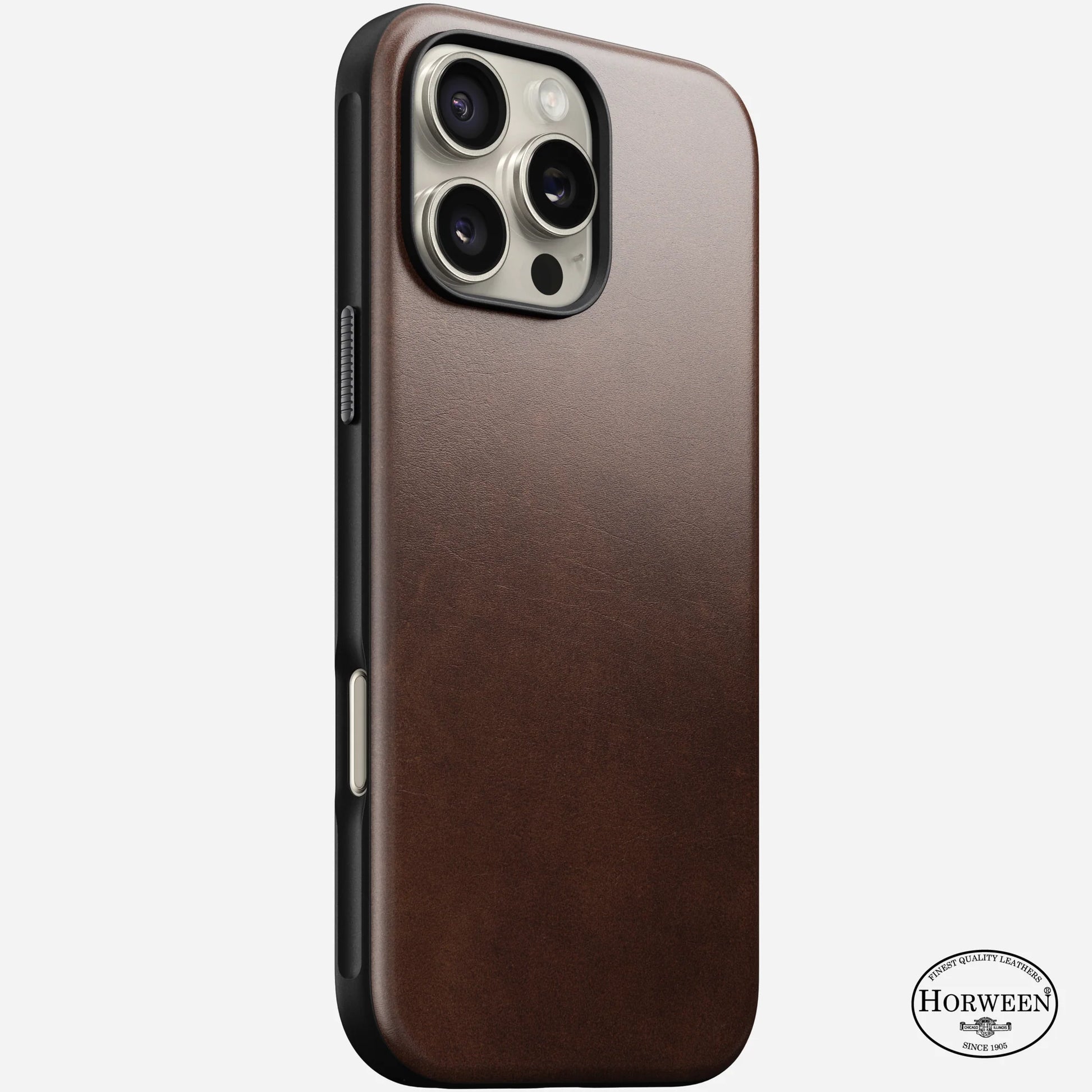 iPhone 15 Pro - Modern Leather Nomad Case - ihubs
