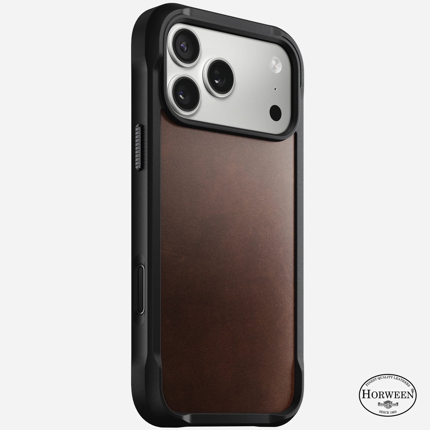 iPhone 17 Pro - Rugged Horween Leather Nomad Case - ihubs