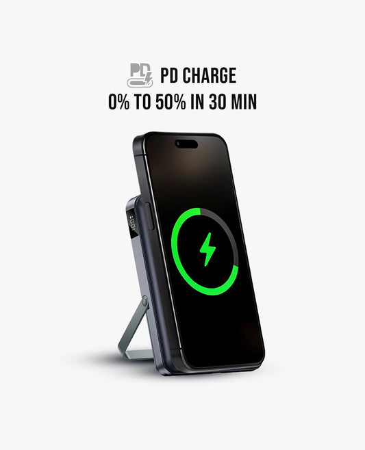 Power Stand MagSafe-Black– 10000mAh Fast Charge Power Bank