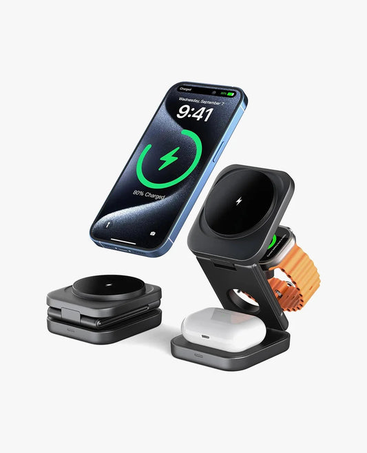 Wireless 3-in-1 Fast Charging Station