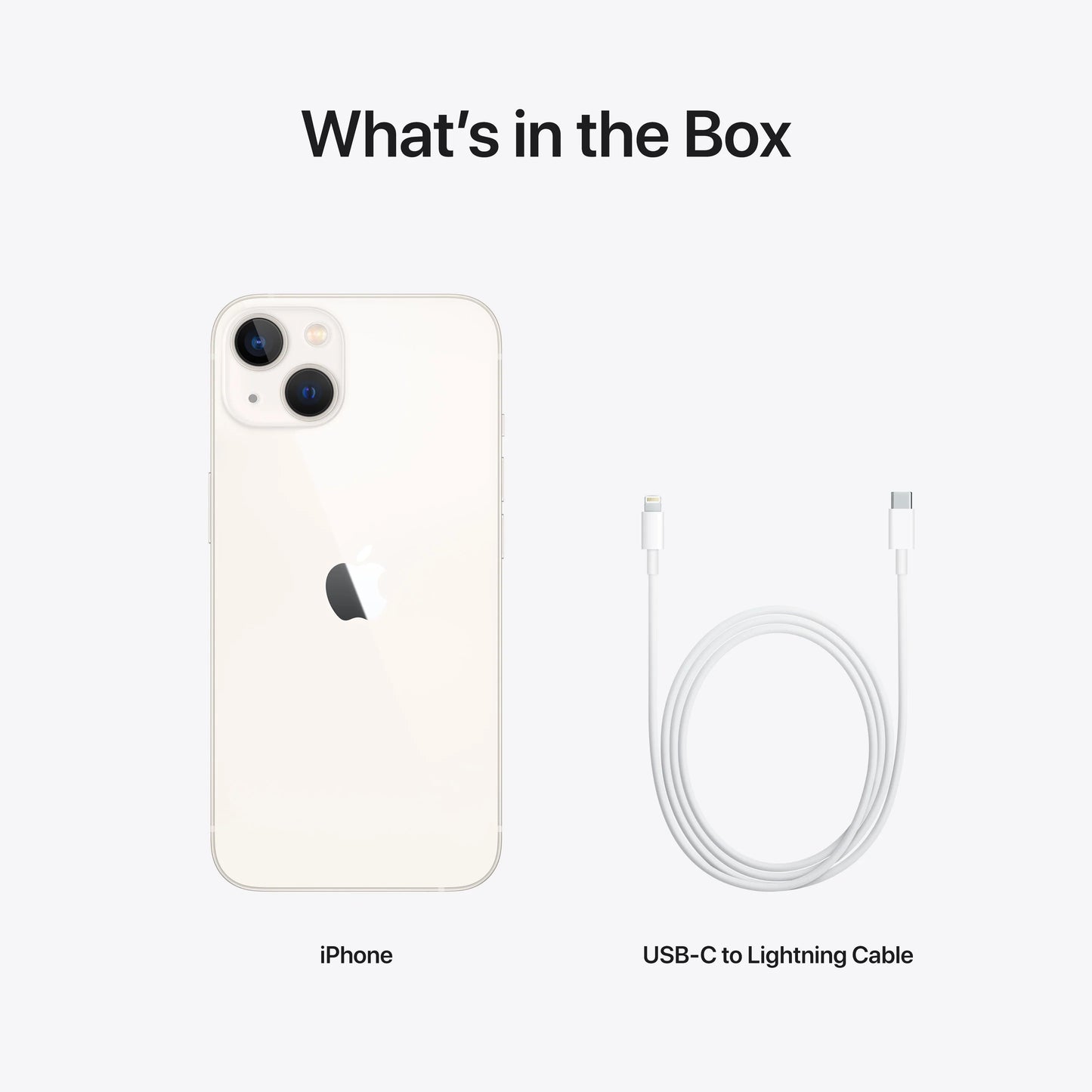 iphone 13 and USB -C to lighting cable