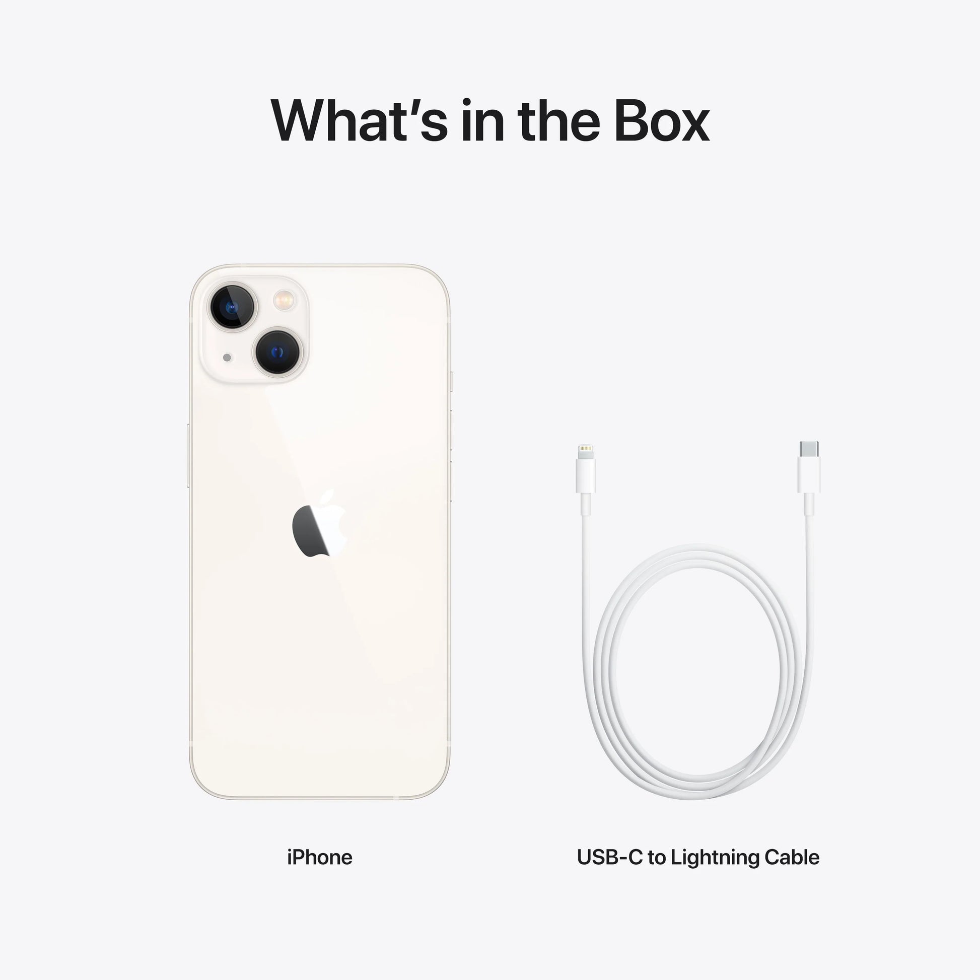 iphone 13 and USB -C to lighting cable