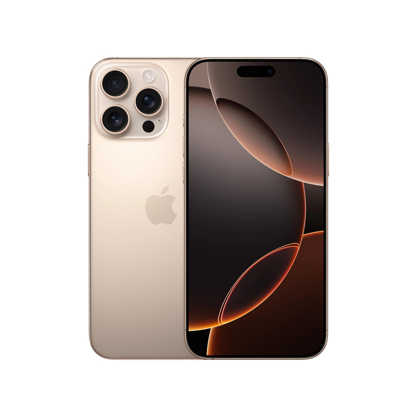 iphone 16 pro max dessert titanium (gold-bronze shade)